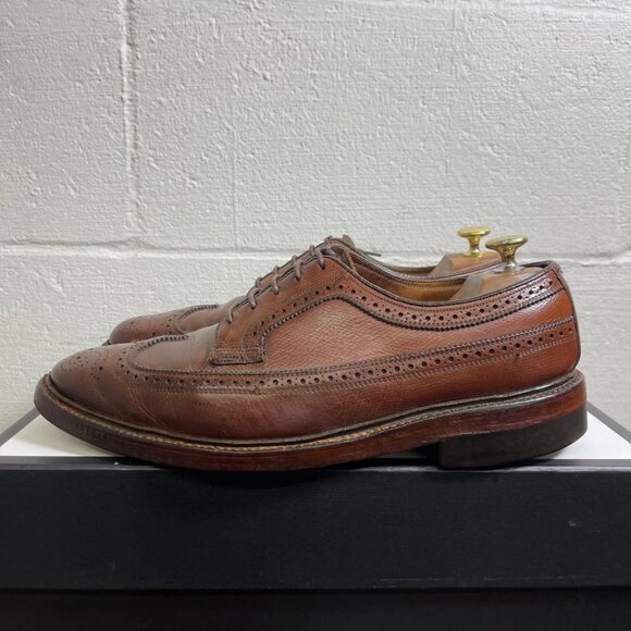 Florsheim Imperial Kenmoor Wingtip Brown Leather Oxford Dress Shoes Men\'s 9 D main image 8